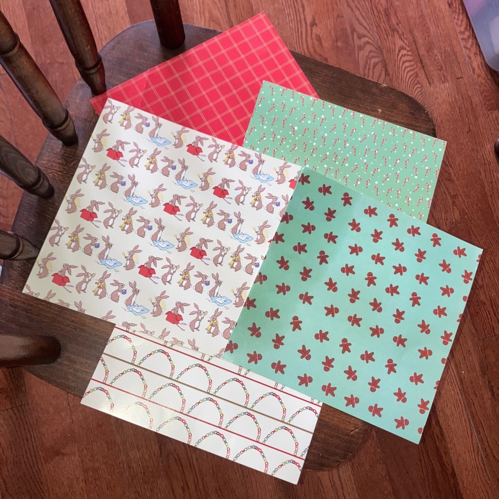 Michael’s Christmas Scrapbooking Print Paper Set